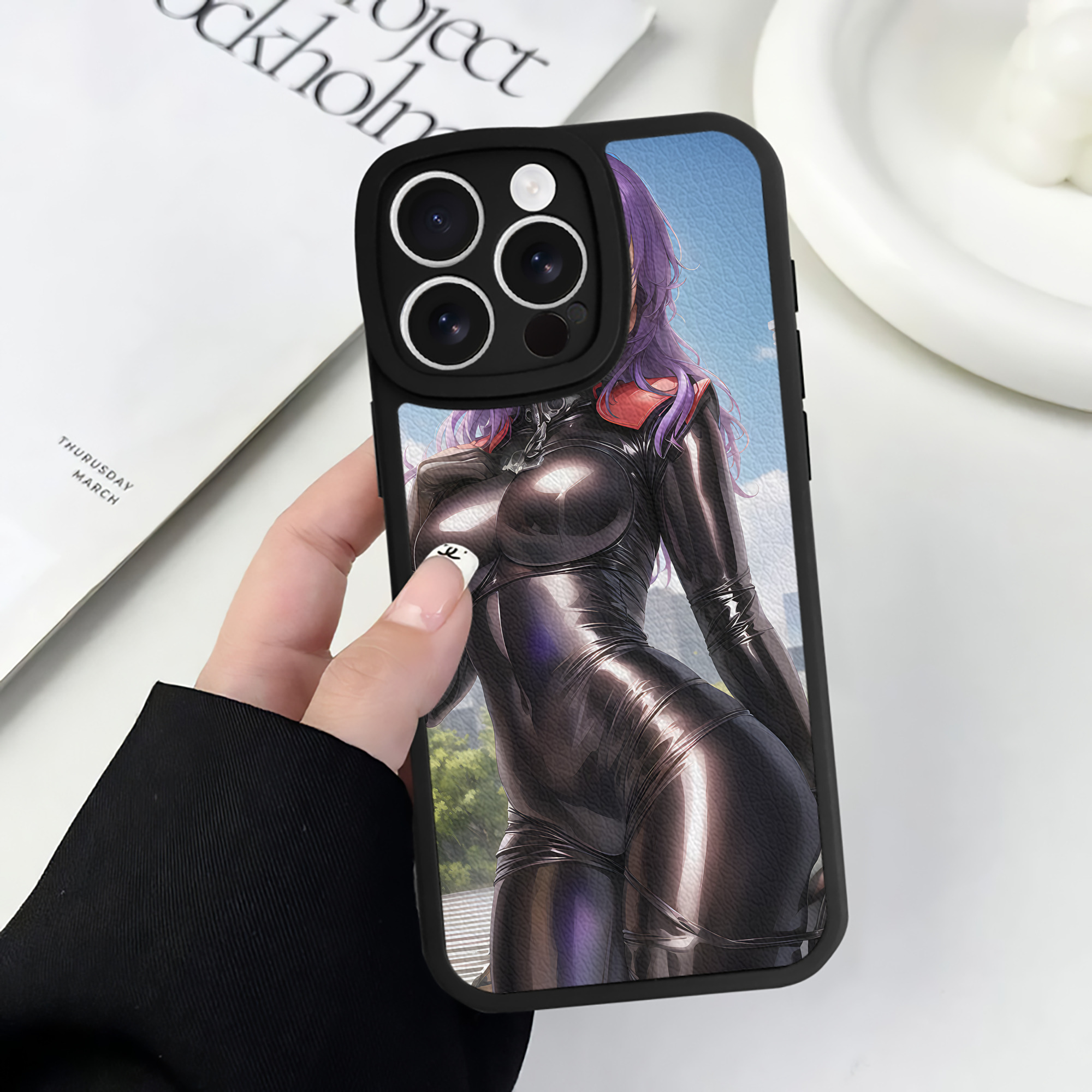 （画像用） EVA 新世紀エヴァンゲリオン 【iPhone 16シリーズ対応】シリコンスマホケース（レザー調） 材質：シリコン